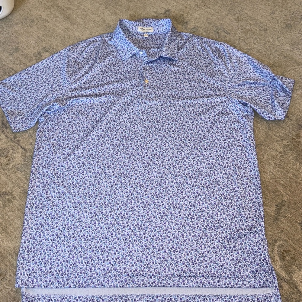 Peter Millar, summer comfort polo XL transfusion pattern